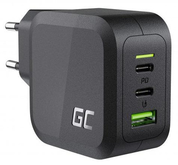 ŁADOWARKA SIECIOWA Green Cell PowerGan 65W 2xUSB-C 1xUSB-A CHARGC08