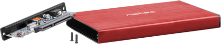 Zewnętrzna obudowa dysku Natec Rhino Go SATA 2.5cala USB 3.0 Czerwony