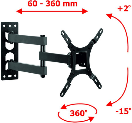 Uchwyt tv ścienny LED/LCD art 17-42