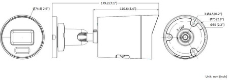 Kamera IP Hikvision DS-2CD2086G2H-IU 4mm EF PL