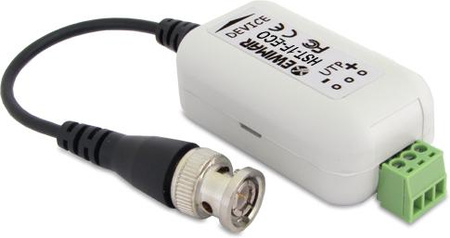 EWIMAR HST-1F-ECO Separator galwaniczny i konwerter UTP do systemów AHD, HD-CVI, HD-TVI