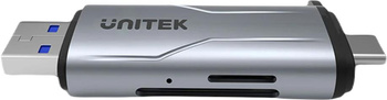 Unitek Czytnik kart SD/microSD USB-A 5Gbps/USB-C