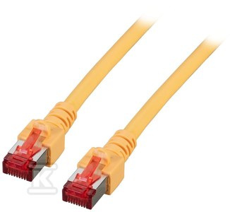 PATCHCORD RJ45 S/FTP 6 LSZH ŻÓŁ 3