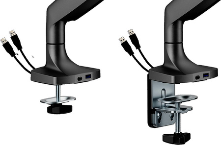 Uchwyt do monitora 17”-45” Spacetronik SPA-S110B USB
