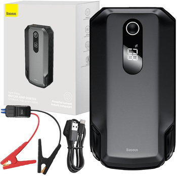 Powerbank Booster Baseus Max Car Jump Starter CGNL020001 20000mAh 12V 2000A + Kable Krokodylki