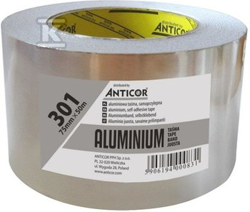 ALUMINIO 301, DO 120°C 75MMX50M