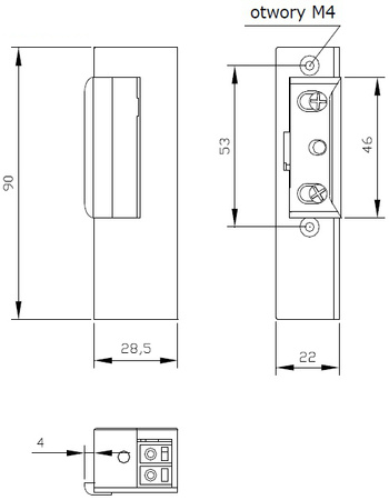 ZACZEP ELEKTRA R3 Z PAM. Z BLOK. PRAWY; 2193