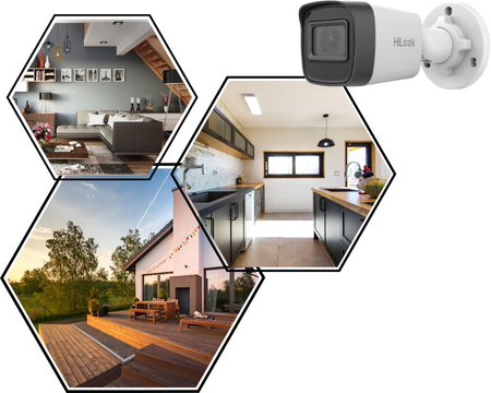 Zestaw do monitoringu Hilook 2 kamery IP IPCAM-B4-P 4MP 2.8mm