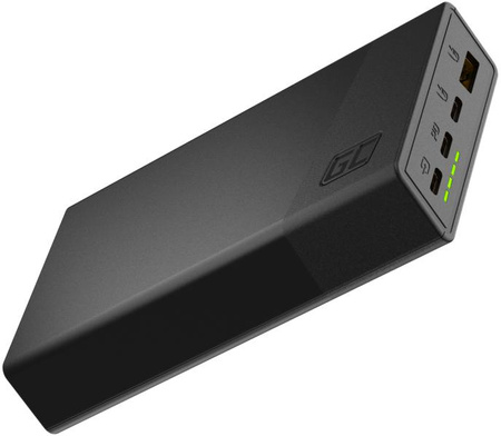 Powerbank Green Cell PowerPlay20S 20000mAh PD 22,5W QC 3.0 3x USB-C Czarny