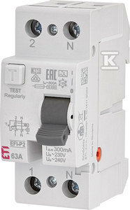 EFI-P2 A 63/0.3 WYŁ.RÓŻNIC-PRĄD.
