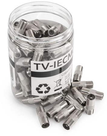 Gniazdo F / Wtyk TV Spacetronik - 1szt.