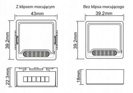 Moduł OXT mini sterownik scen 12 akcji 230V ZigBee TUYA T254