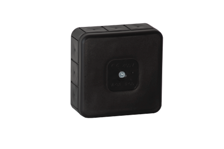 Puszka natynkowa pusta 12 wlotów VIPLAST VP-31 CZARNA IP55 85x85x37mm 031-05