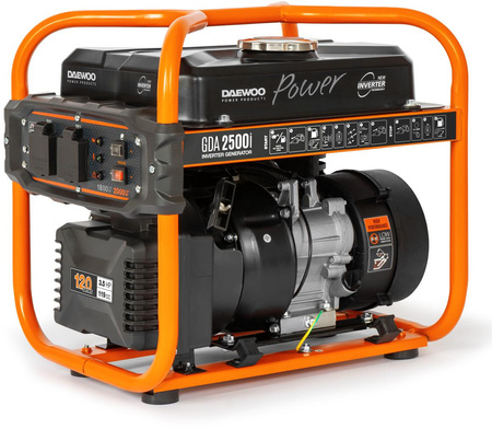 Agregat Prądotwórczy Daewoo Inwertorowy GDA 2500i 2.0kW + GENERATOR OIL SAE 10W-30 DWO 600
