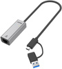 Adapter Unitek U1313C USB-A/C na RJ45 2.5G Ethernet