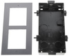 Ramka z puszką do montażu podtynkowego 2-modułowa Hikvision DS-KD-ACF2/Plastic
