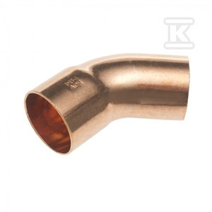 KOLANO 45o JEDNOKIELICHOWE 1 3/8 ACR