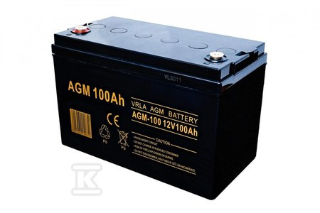 AKUMULATOR AGM 12V 100 AH