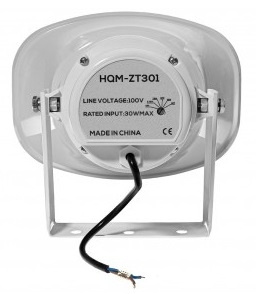 Głośnik Tubowy HQM-ZT301 30W 100V Biały