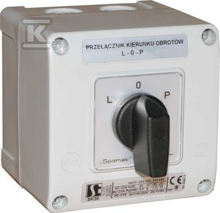 Łącznik Krzywkowy 20A, Rozłącznik 0-1 (3 - biegunowy)