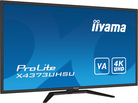 Monitor LED Iiyama X4373UHSU-B1 43 cale VA HDMI DisplayPort USB