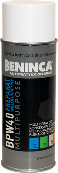 CHEMIA: Preparat wielofunkcyjny Beninca BPW40 400ml do bram/automatyki/napędów
