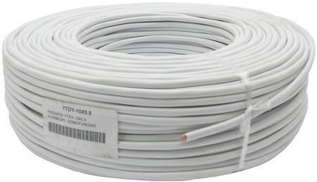 PRZEWÓD ALARMOWY DOMOFONOWY YTDY 10X0,5 - 100M; 5632K