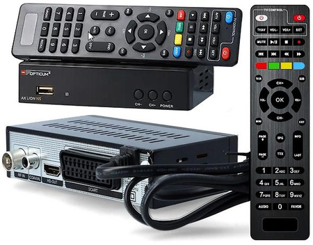 Tuner DVB-T2 Opticum AX Lion NS H.265 10bit