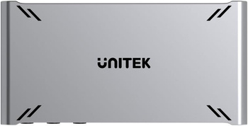 Przełącznik KVM Unitek USB-C 10Gbps z HDMI i transferem plików między systemami
