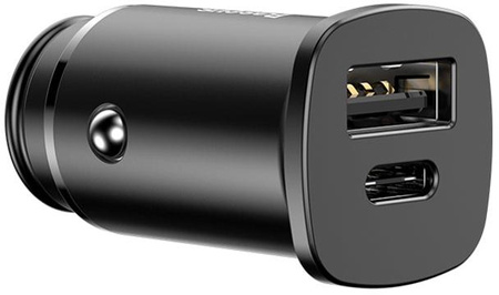 Ładowarka Sieciowa Baseus Square CCALL-AS01 30W 5A 1x USB-A 1x USB-C QC 4.0+