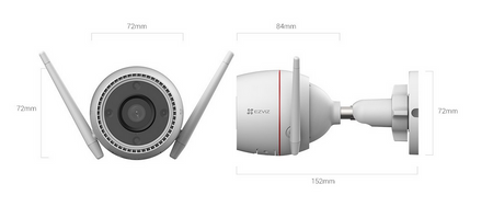 Kamera IP EZVIZ H3c 2K+ 4MP