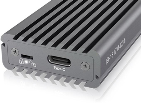 Obudowa IcyBox  IB-1817M-C31 Type-C na PCIe NVMe M.2