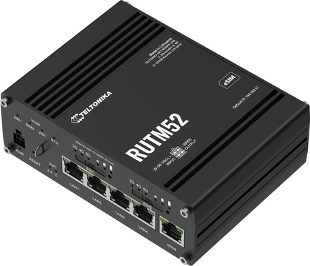 Teltonika RUTM52 router przemysłowy 5G (RUTM52100000)