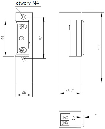 ZACZEP ELEKTRA R3 Z PAM. BEZ BLOK. LEWY; 1341