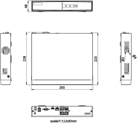 Rejestrator IP HIKVISION DS-7104NI-Q1/4P/M(D) PL