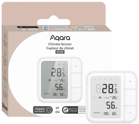 Aqara Climate Sensor W100 | Czujnik klimatu | Thread/Zigbee