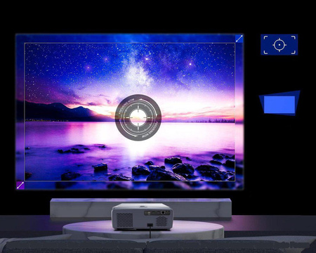 Projektor Zenwire E690H 1000 Ansi WiFi Android 11 FULL HD 4K Autofocus