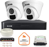 Zestaw monitoringu IP BCS Basic 2x Kamera BCS-B-EIP15FR3(2.0) Rejestrator z dyskiem