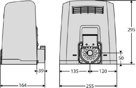 Zestaw BFT DEIMOS BT B600 KIT EE do 600kg bram przesuwnych