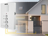 Domofon ''EURA'' ADP-51A3 ''DIFESA'' - 1-rodzinny, 2 unifony, interkom, biały