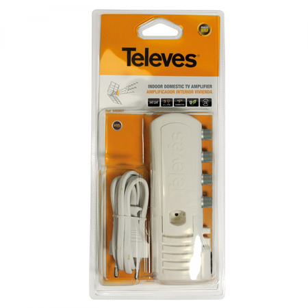Wzmacniacz domowy ze złączami typu "F" - 3 wyjścia (2+TV): VHF/UHF – Auto LTE
