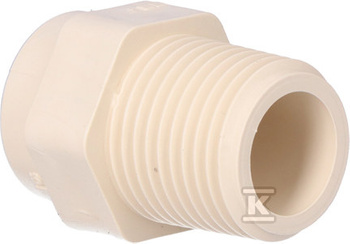 ZŁĄCZKA WKRĘTNA KW/GZ 1/2" PVC-C