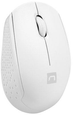 Mysz Natec Stork Bezprzewodowa 1600DPI Biała Optyczna USB
