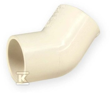 KOLANO 45ST KW/KW 1/2" PVC-C