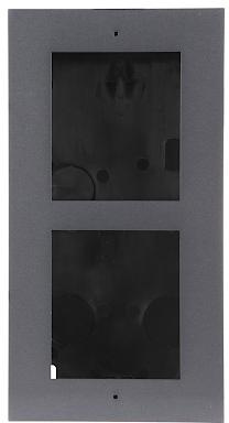 Ramka z puszką do montażu podtynkowego 2-modułowa Hikvision DS-KD-ACF2/Plastic
