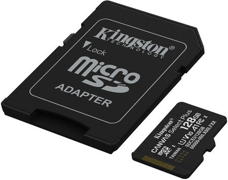 Karta pamięci microSD 128GB Kingston Canvas Select Plus microSDXC C10 UHS-1 128GB