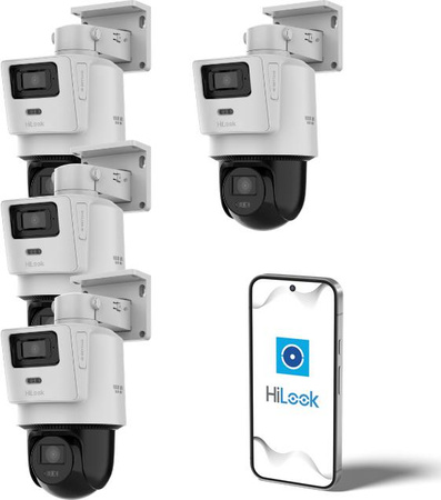 Kamera IP Hilook PTZ-D4 dualna 8MP (4MP + 4MP) Opakowanie zbiorcze 10szt.