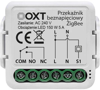 Moduł OXT mini beznapięciowy ZigBee TUYA T250