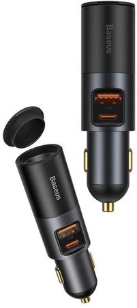 ŁADOWARKA SAMOCHODOWA Baseus Share Together 120W 3A 1x USB-A 1x USB-C PD 30W QC 4.0+