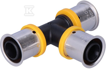 TRÓJNIK ZAPRAS.20X20X20 PPSU PRESS